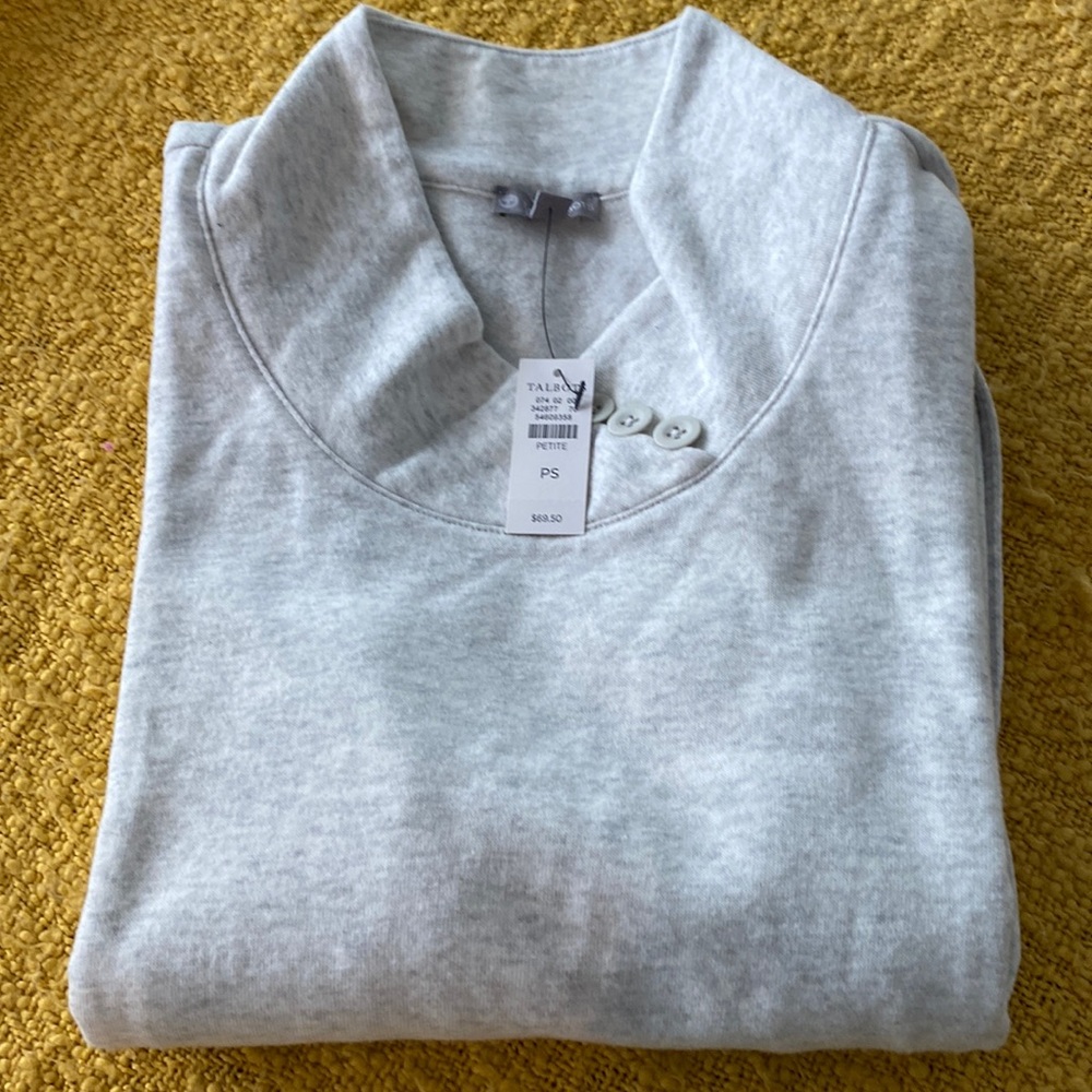 Talbots NWT PS Sweatshirt grey